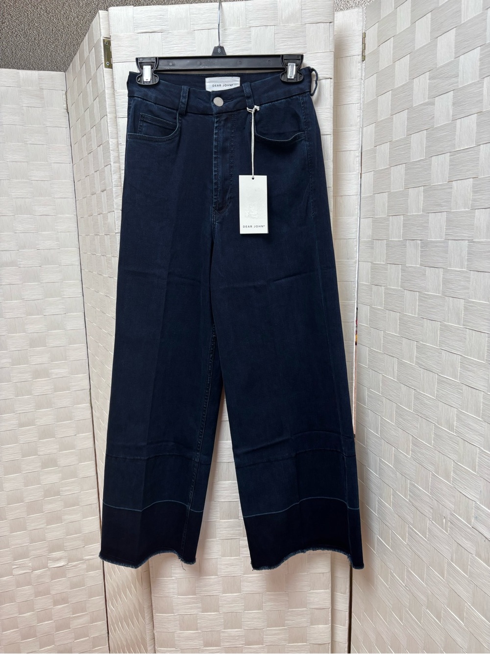 Nwt Dear John Dark Wash Wide Leg Jeans size 26